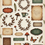 Journal Stickers - Sheet v39
